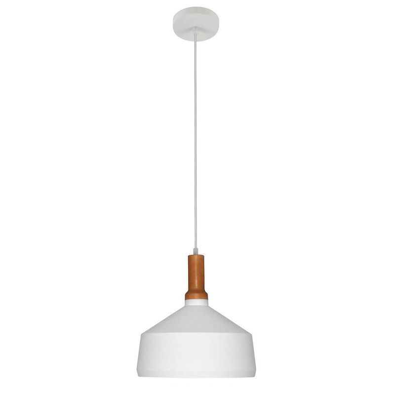 GENERICO - Colgante Julie 60W E27 Blanco