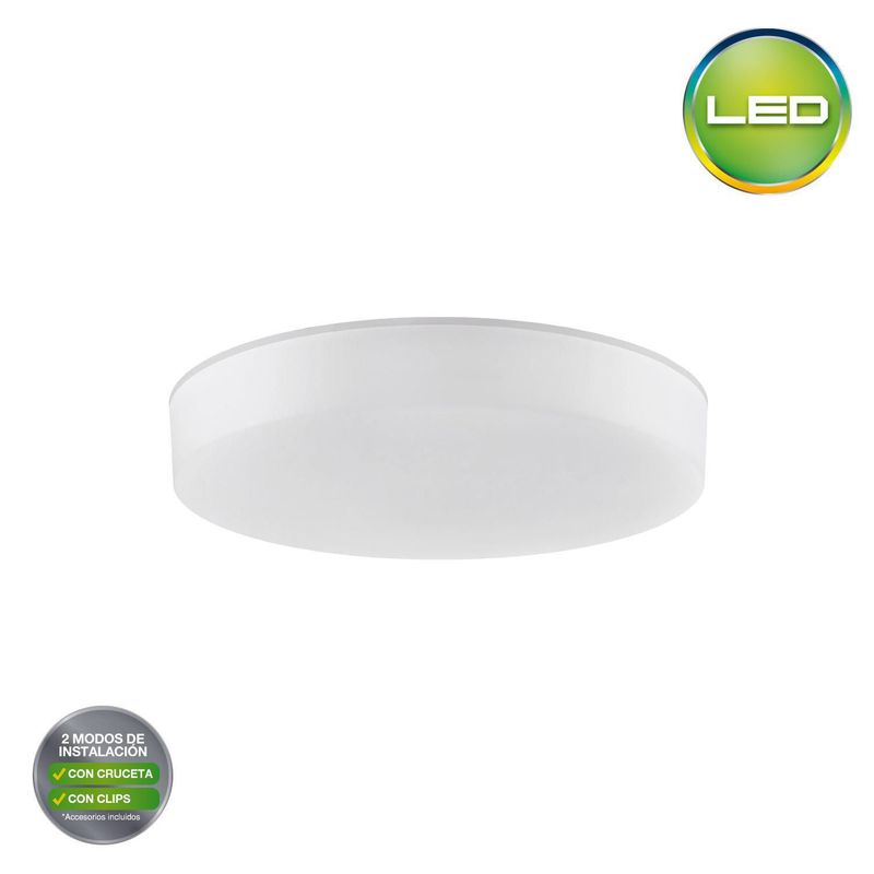 GENERICO - Plafon LED Frameless 17W Luz Cálida