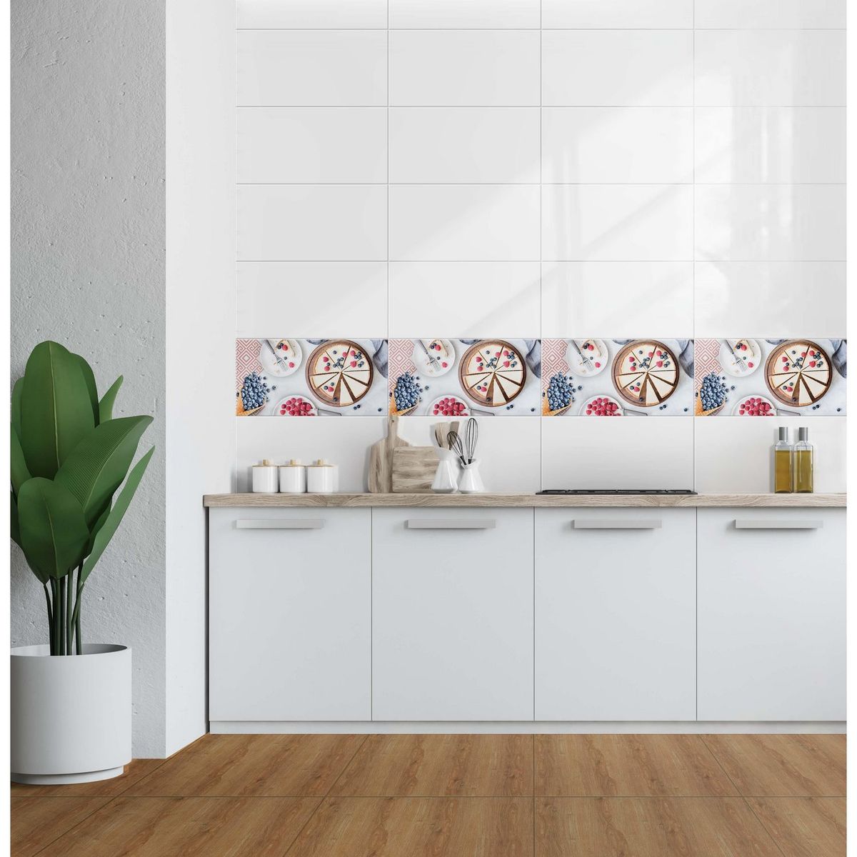 CELIMA - Cerámica Blanco Liso 60x60cm 1.81 m2 Brillante