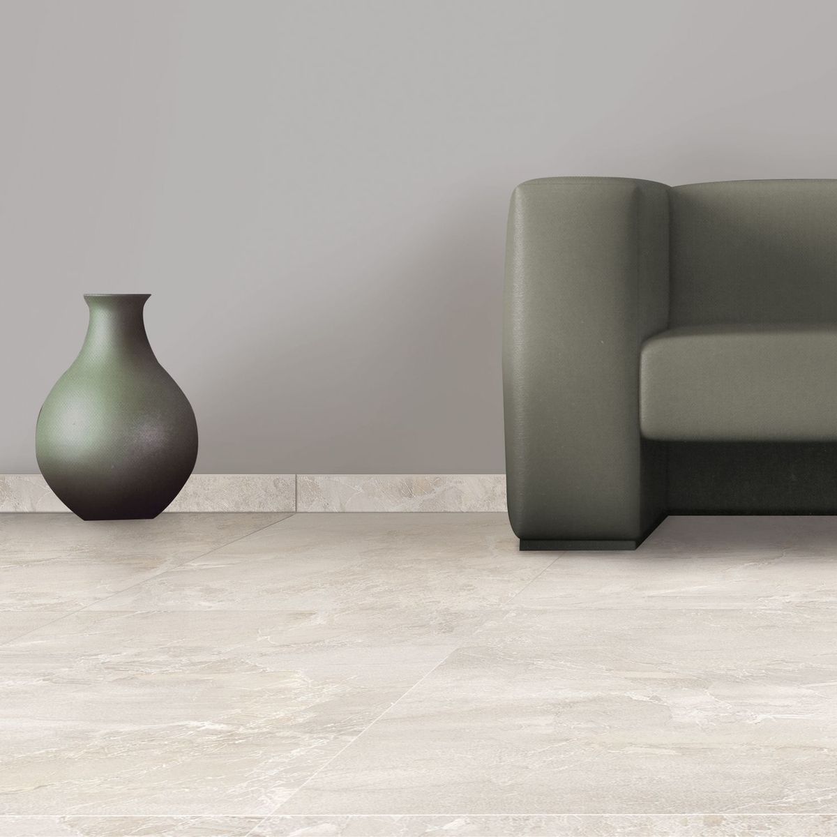 SAN LORENZO - Cerámica Gris 61x61 Marmoladas Mate 1.48 m2