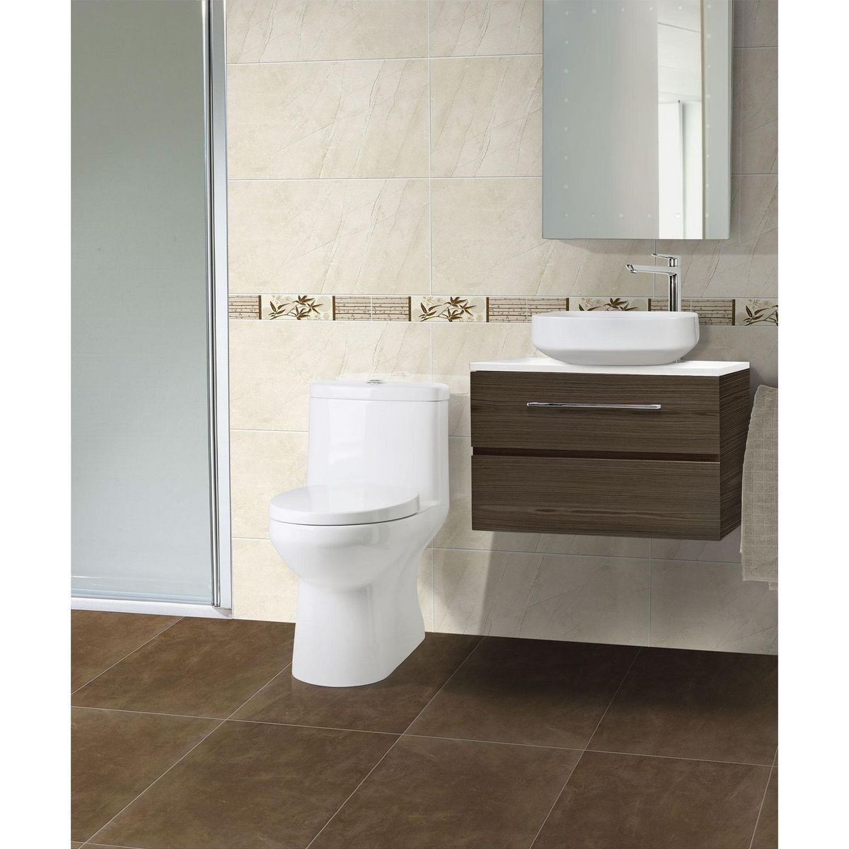 GENERICO - Cerámico Emporio Perla 30x60cm 1.81m2 para piso