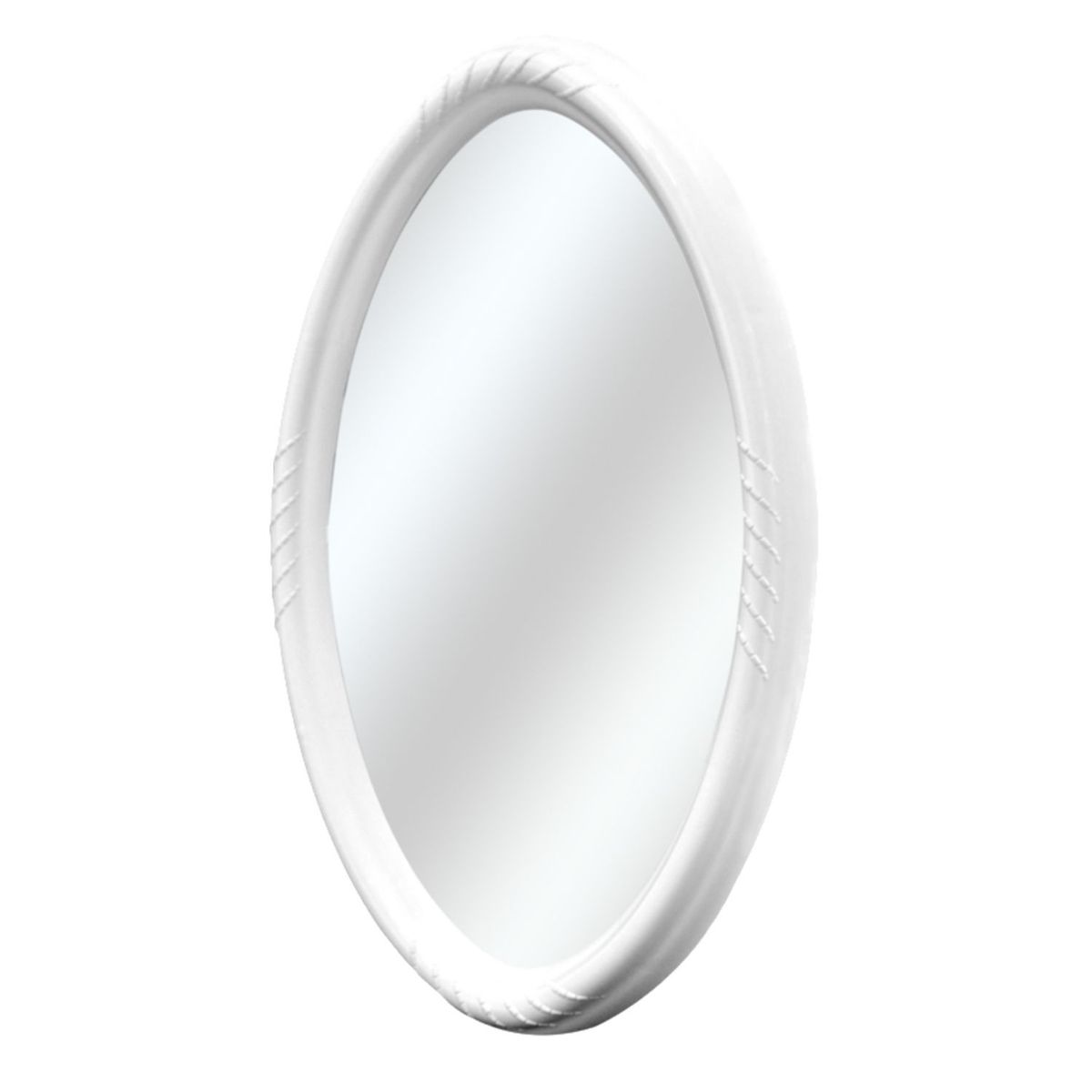 GENERICO - Espejo Ovalado Blanco