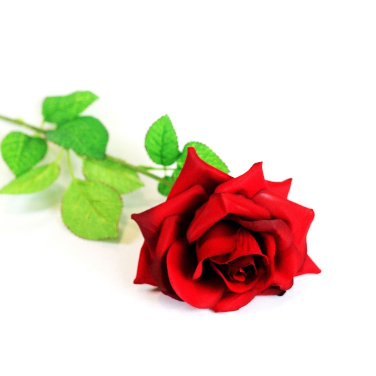 GENERICO - Rosa Artificial Unitaria Roja