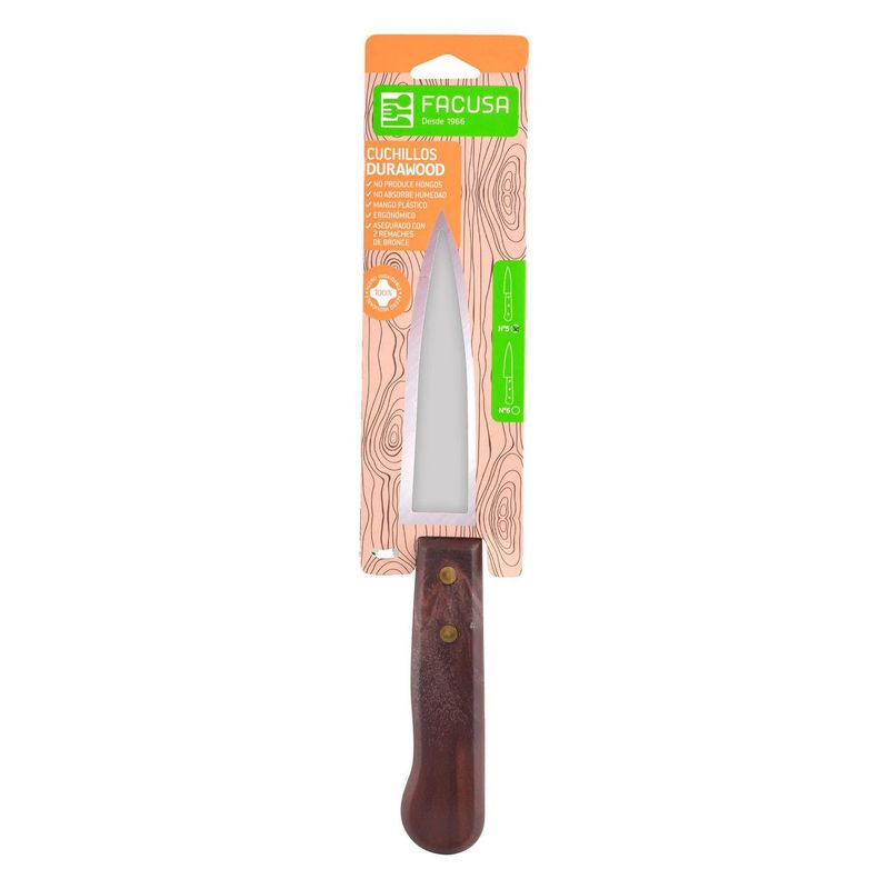 FACUSA - Cuchillo Durawood 5 Mango de Plástico