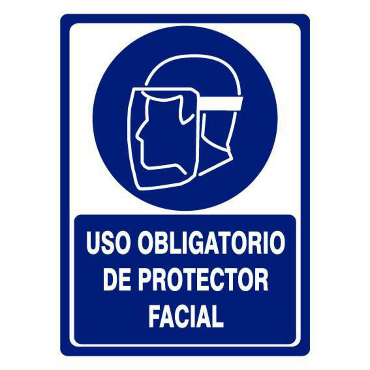 FIXSER - Señal de Usar Careta 15x20 cm.