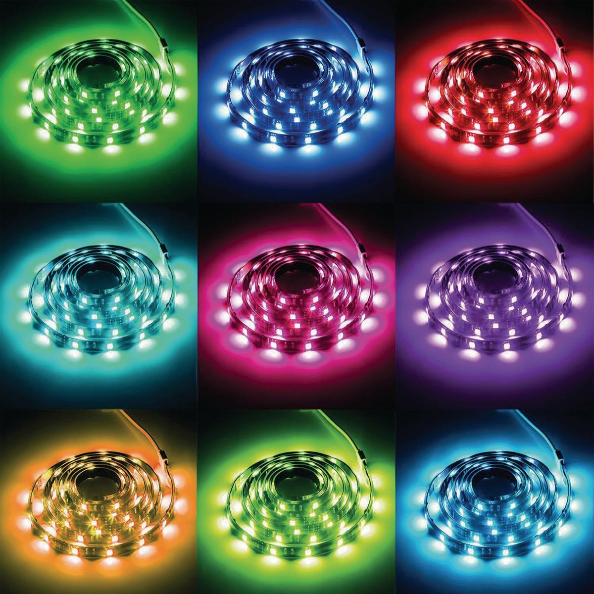 DIXON LIGHTING - Tira LED Multicolor RGB 72W 5 Metros