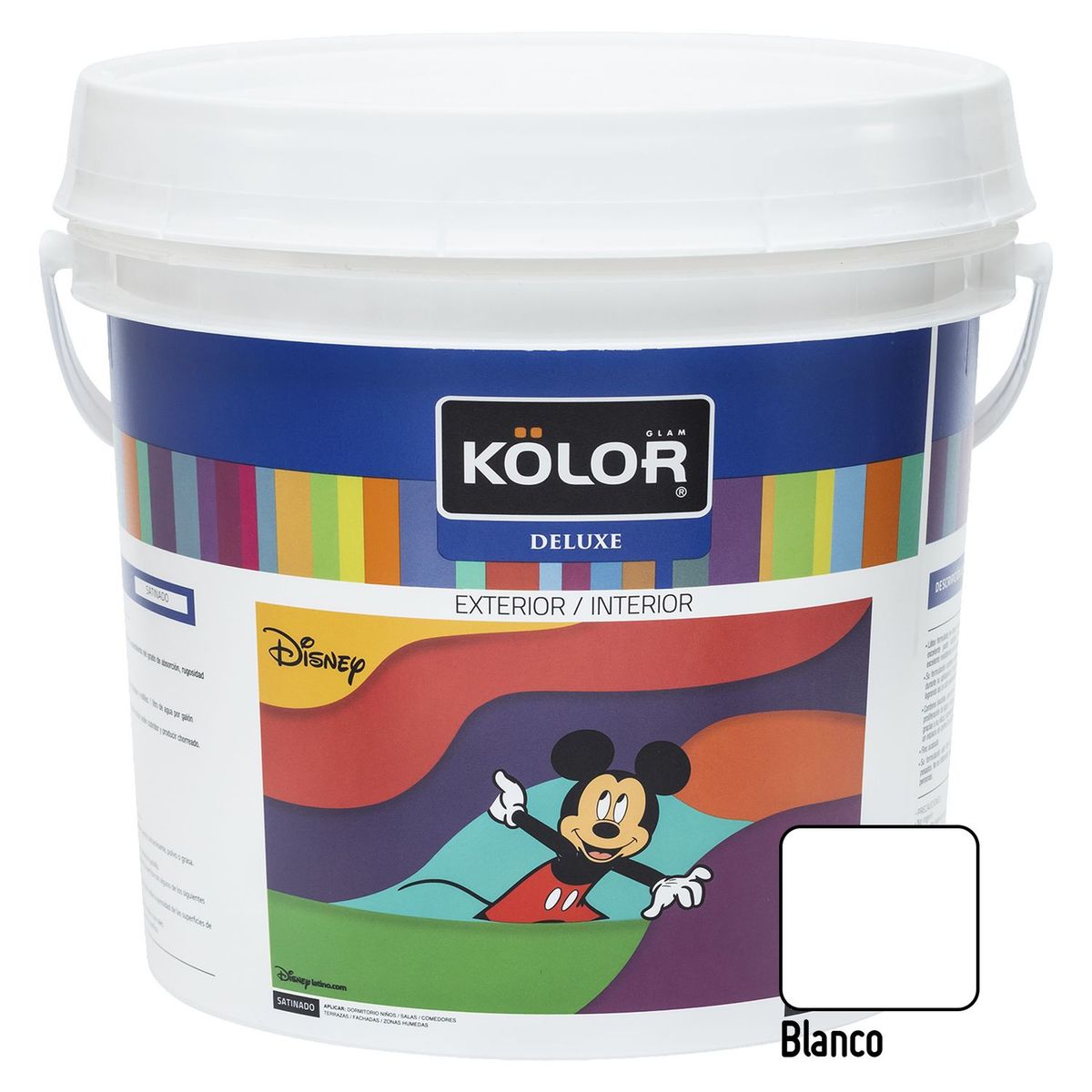 KOLOR - Pintura Kolor Deluxe Satinado Blanco 4GL