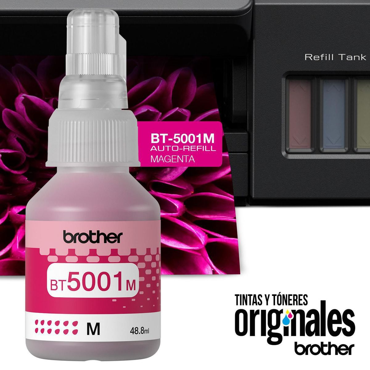BROTHER - Tinta Impresora 48ml Rojo