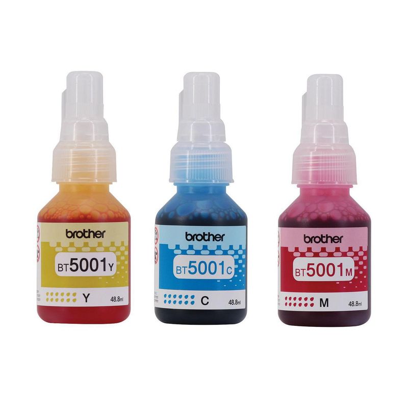 BROTHER - Tinta para Impresora BT5001C Pack 3 Colores