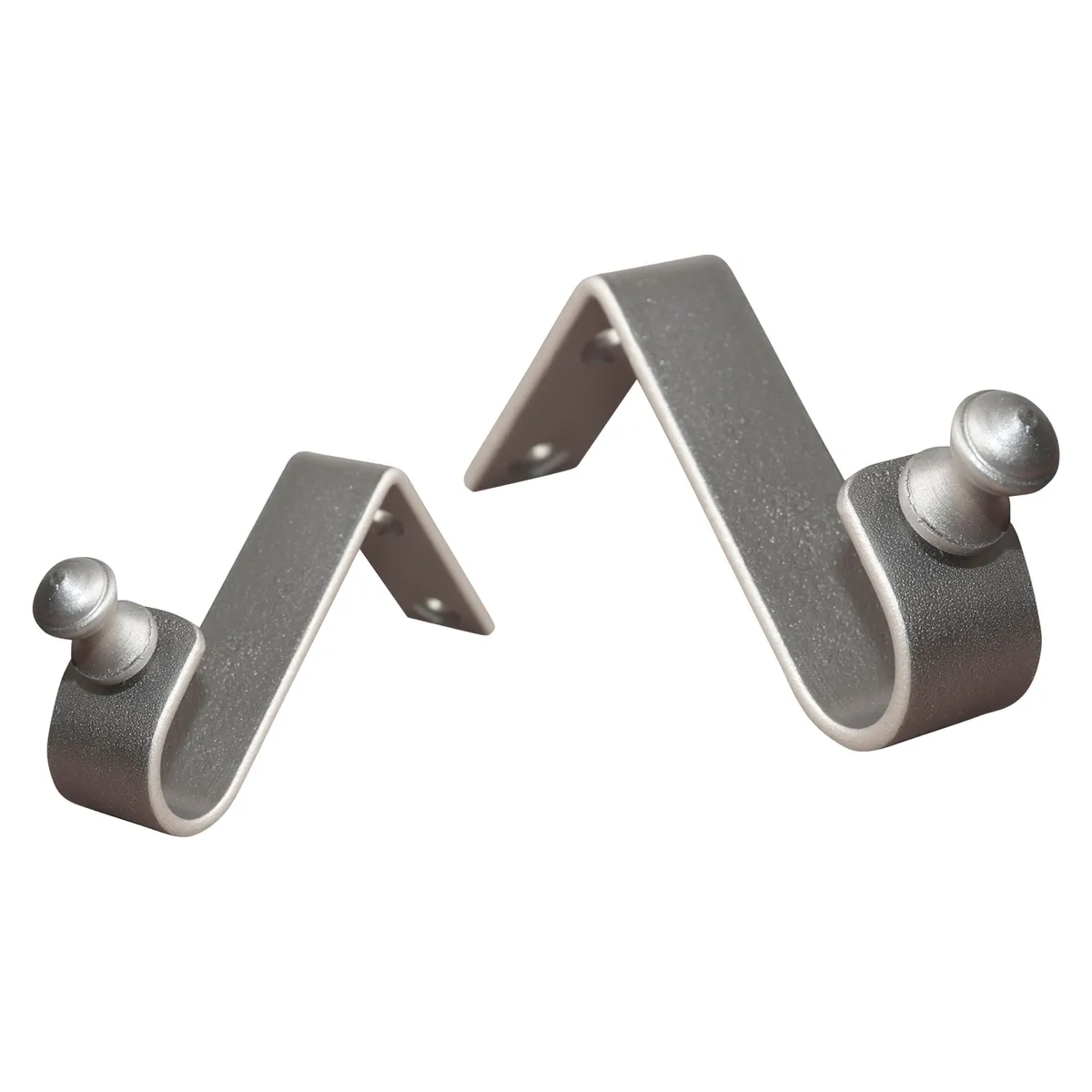 DECORACIONES LEON - Soporte de Techo Fierro Plata 19mm