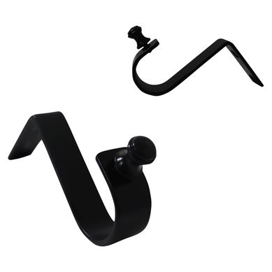Soporte Techo Fierro Negro 28mm