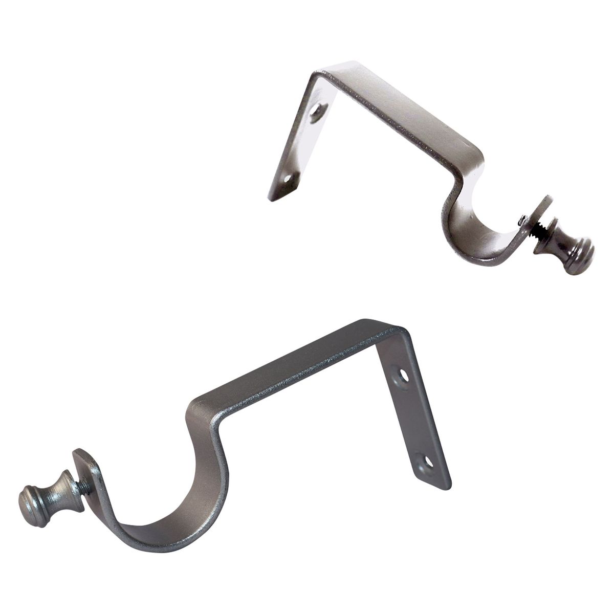 DECORACIONES LEON - Soporte de Muro Fierro Plata 19mm