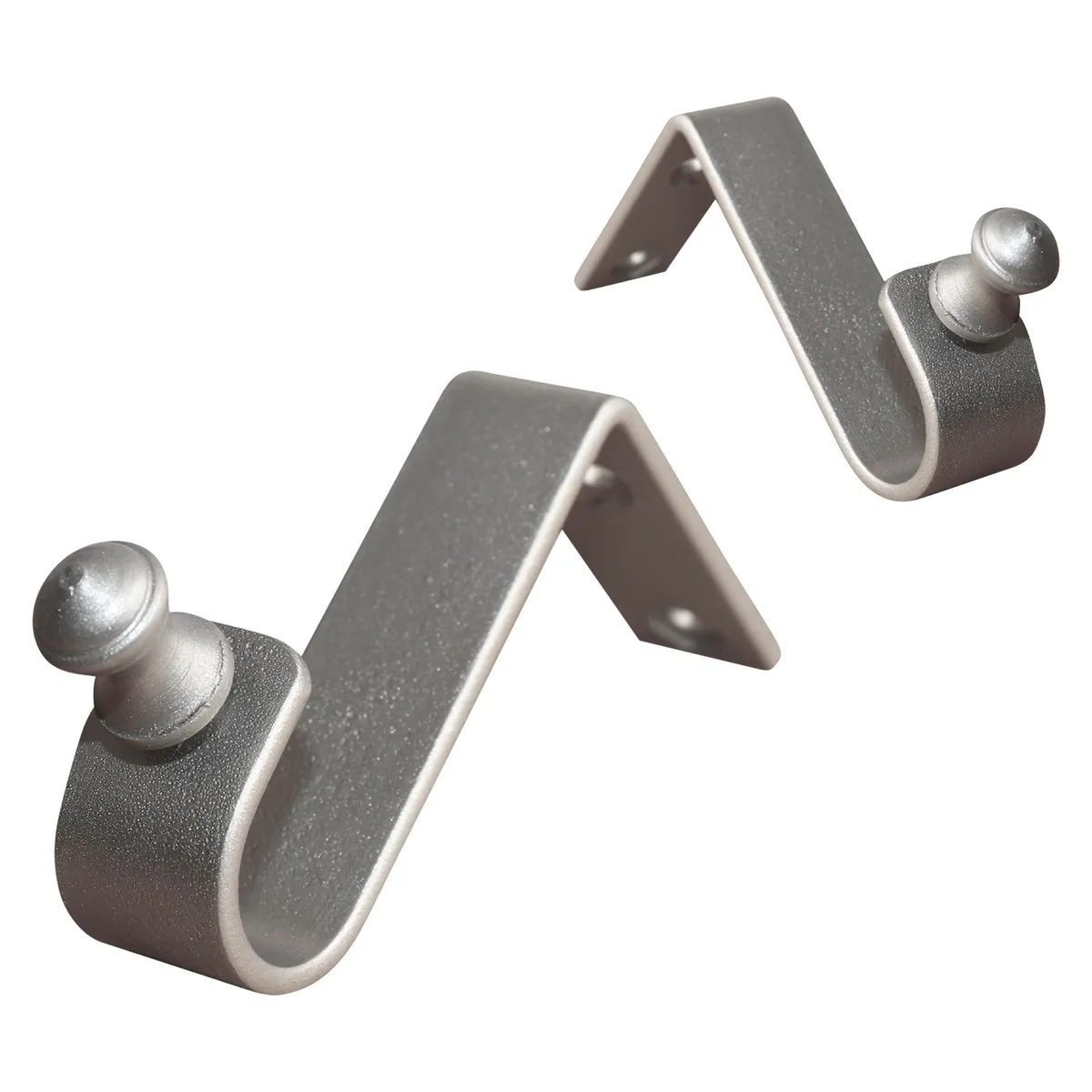 DECORACIONES LEON - Soporte Techo Fierro Plata 28mm