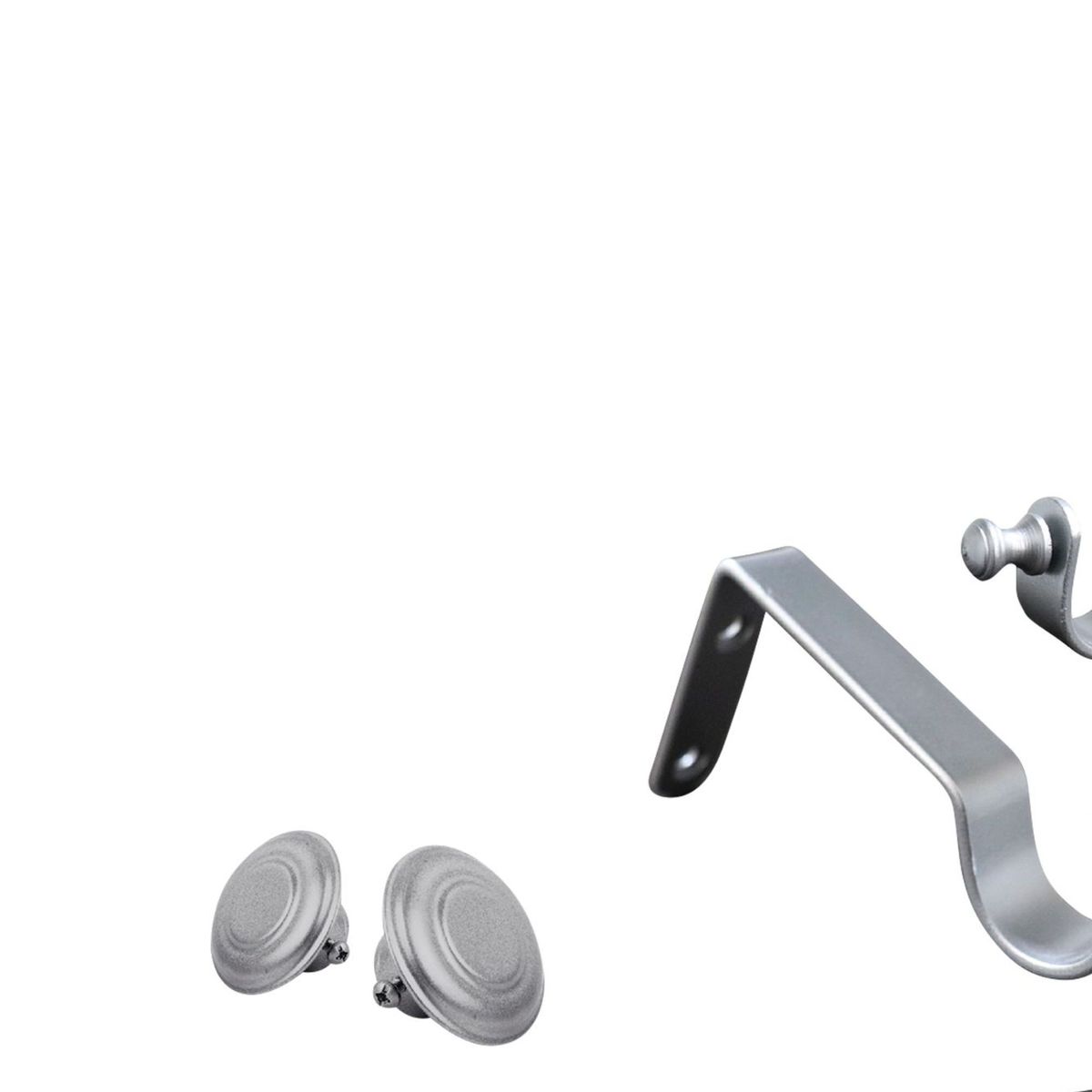 DECORACIONES LEON - Set Cortinero plata 2m