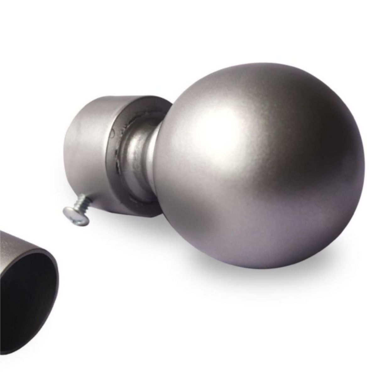 DECORACIONES LEON - Terminal Bola Plateada 28mm