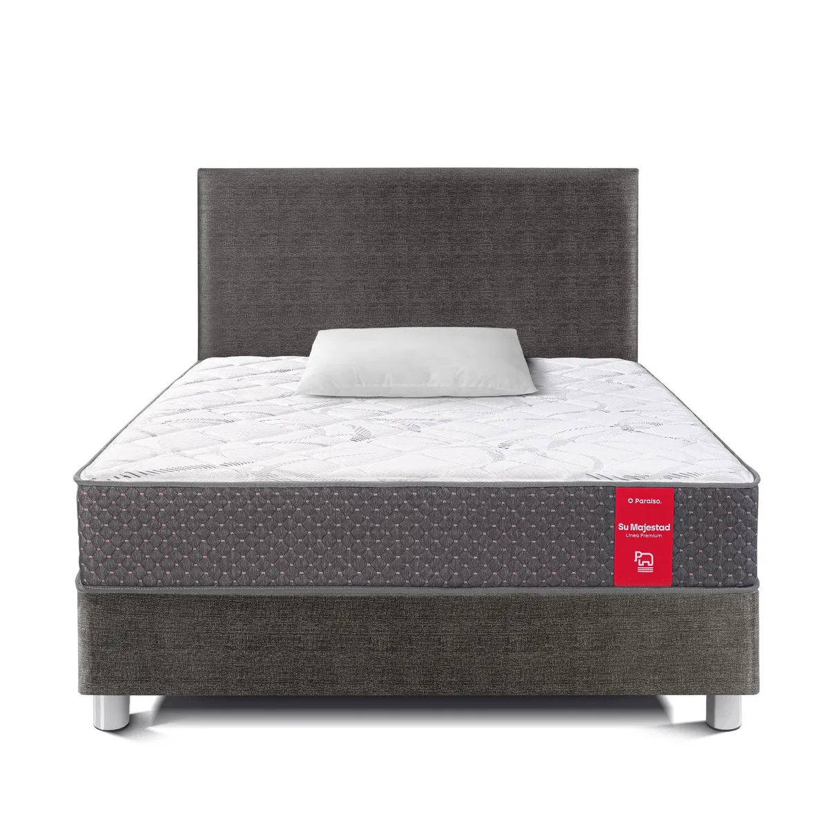 PARAISO - Dormitorio Su Majestad 1.5 Plazas + Almohada + Protector