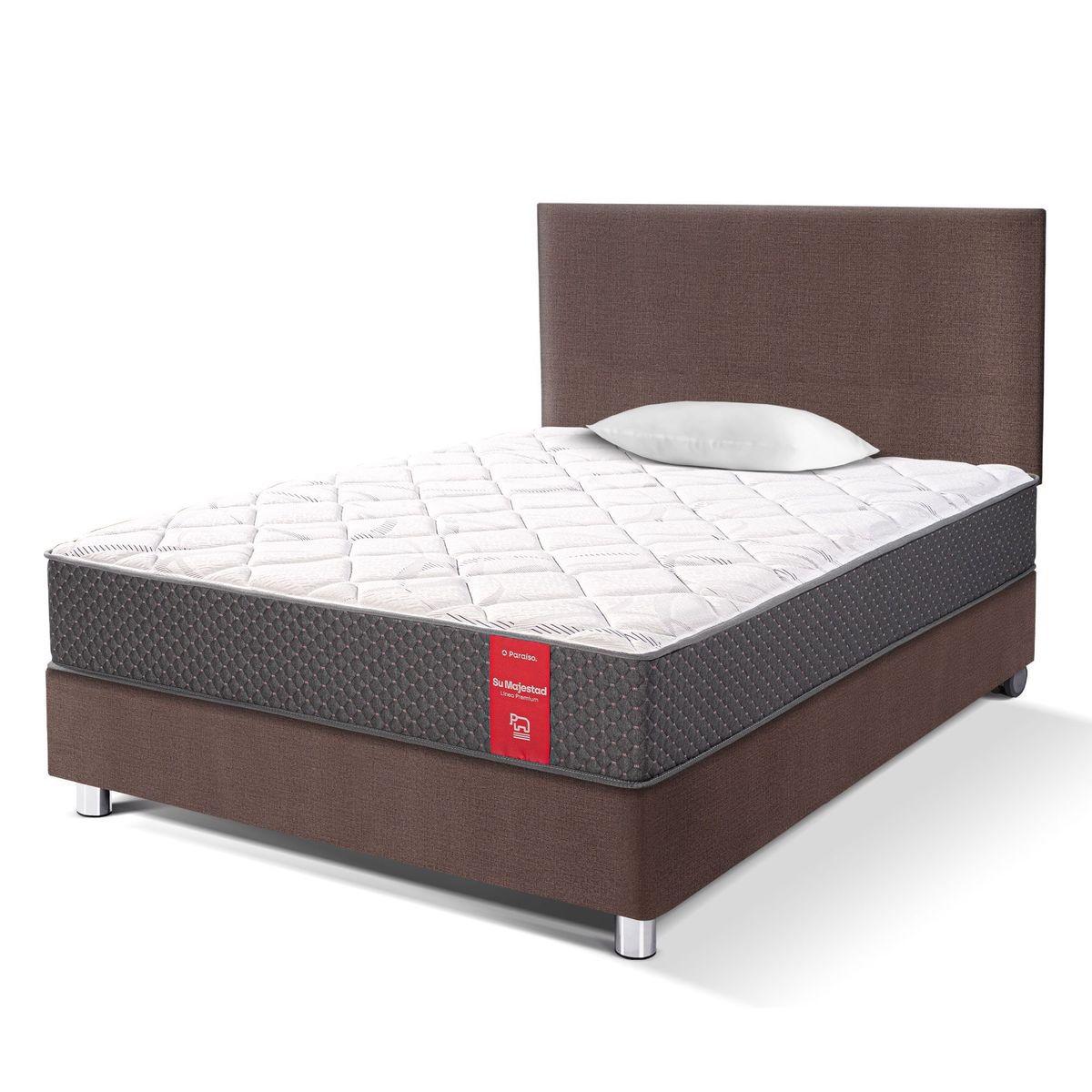 PARAISO - Dormitorio Su Majestad 1.5 Plazas + Almohada + Protector