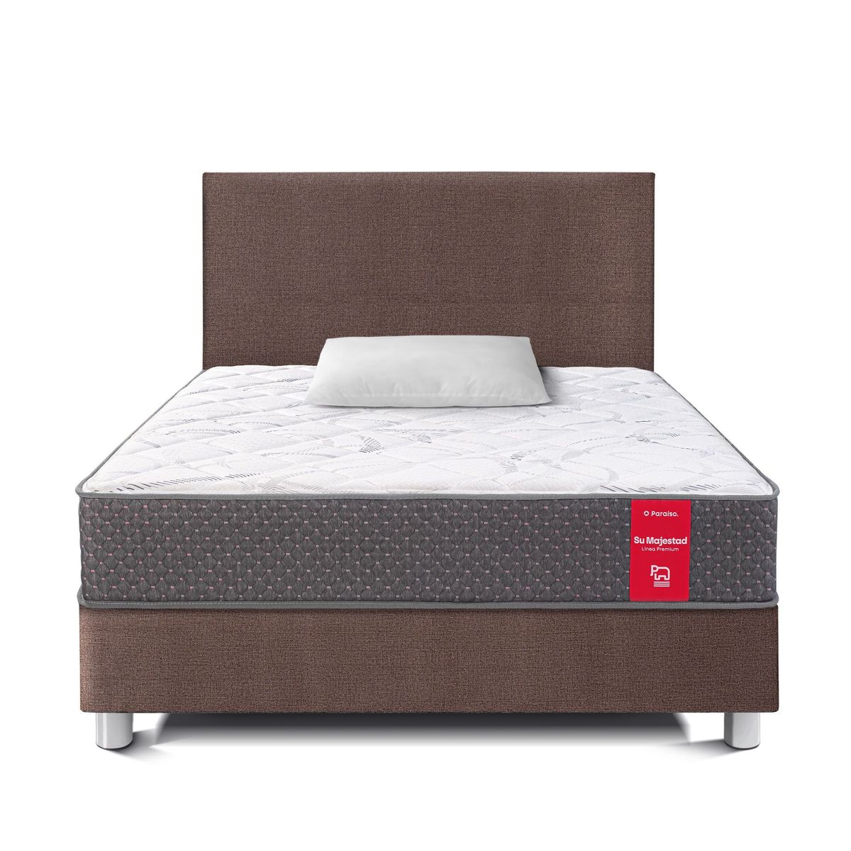 PARAISO - Dormitorio Su Majestad 1.5 Plazas + Almohada + Protector