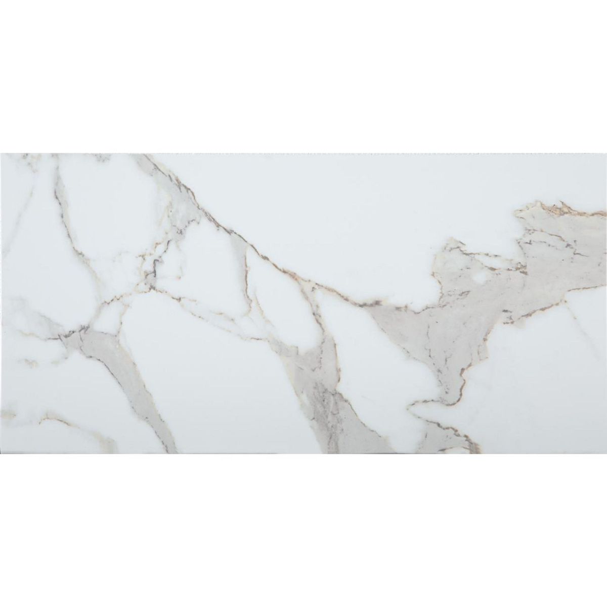 GRAIMAN - Porcelanato Carrara Blanco Satinado 45x90 cm
