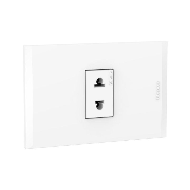 BTICINO - Tomacorriente Simple Modus 4 Blanco
