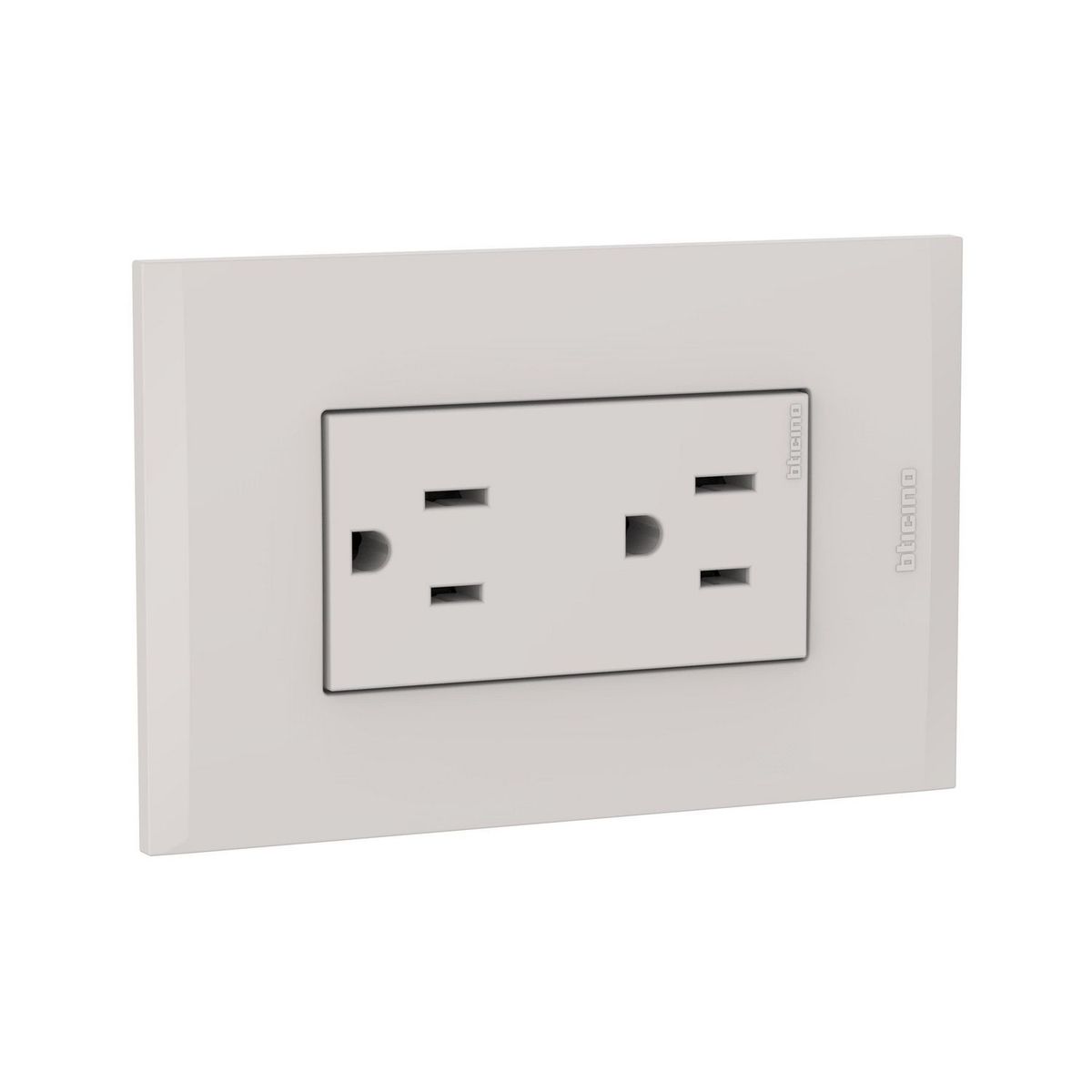 BTICINO - Tomacorriente Doble Americano Modus 4 Arena