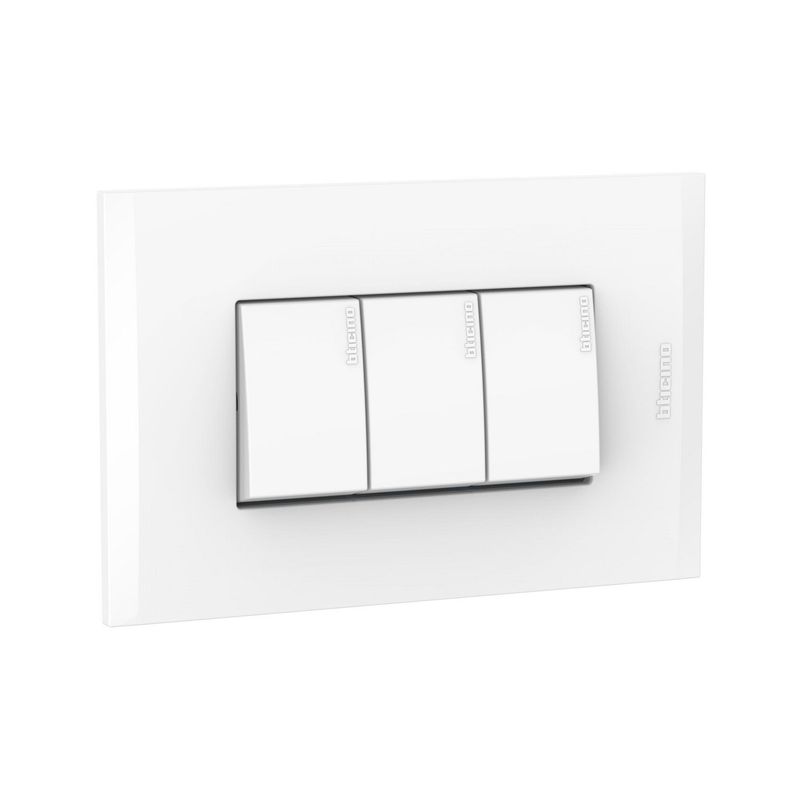 BTICINO - Interruptor Triple Bticino Modus 4 Blanco