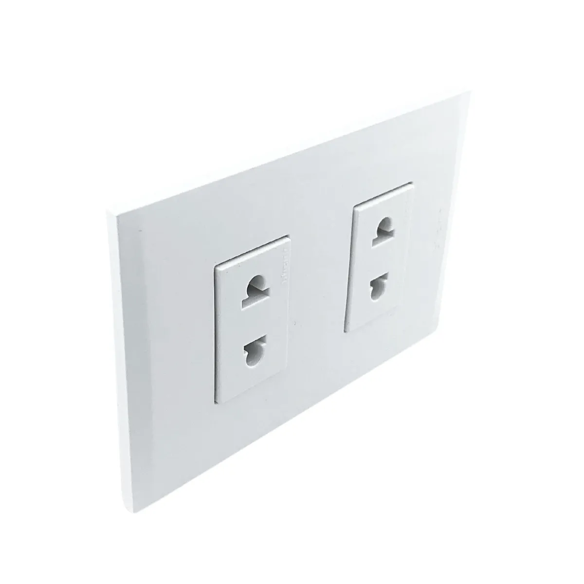 BTICINO - Tomacorriente Doble Modus 4 Blanco