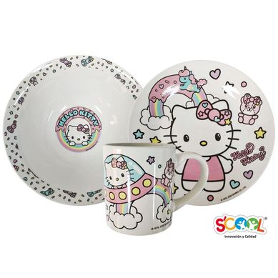 Set de Cermica Hello Kitty 3 Piezas