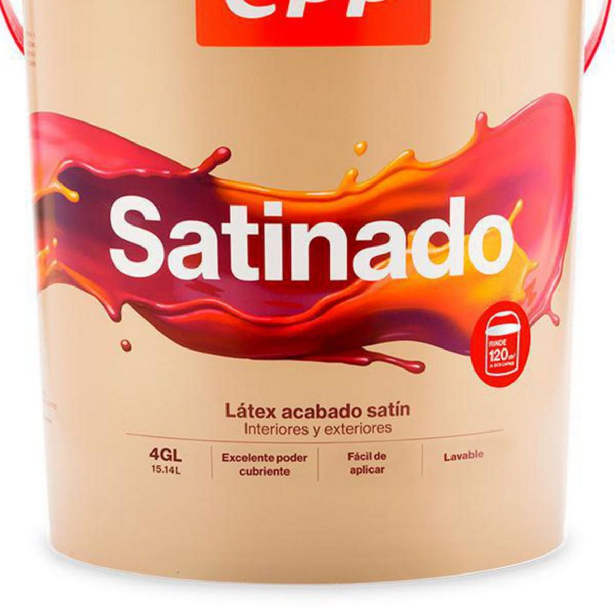 CPP - Pintura CPP Látex Satinado Blanco Hueso 4GL
