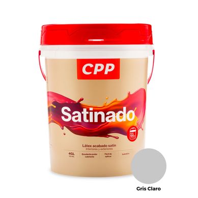 Pintura CPP Ltex Satinado Gris Claro 4GL