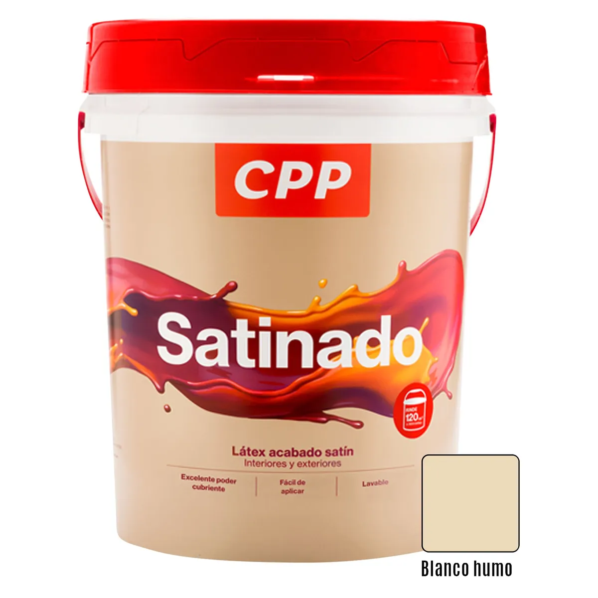 CPP - Pintura CPP Látex Satinado Blanco Humo 4GL