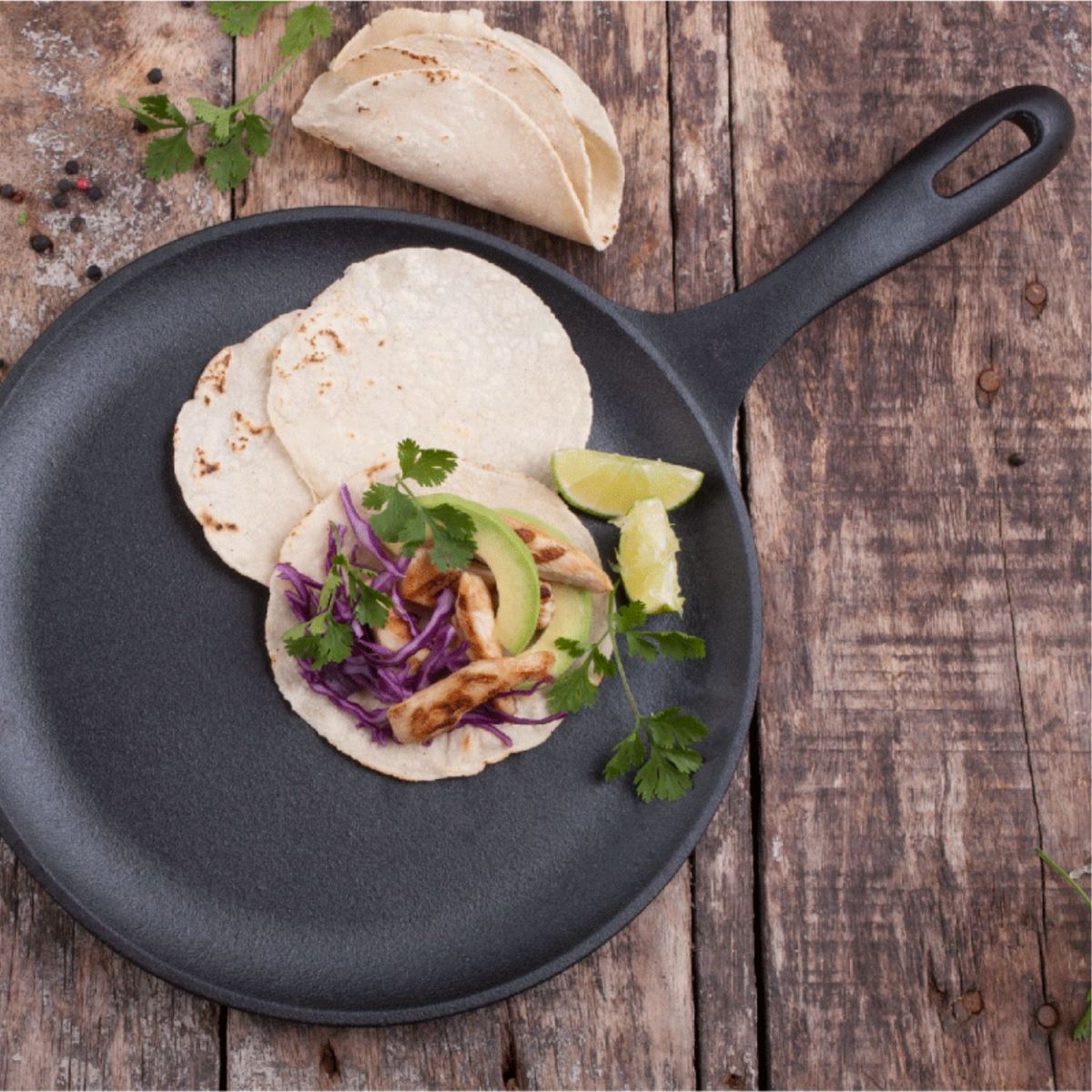 MR BEEF - Sartén Hierro Fundido Esmalt 26cm