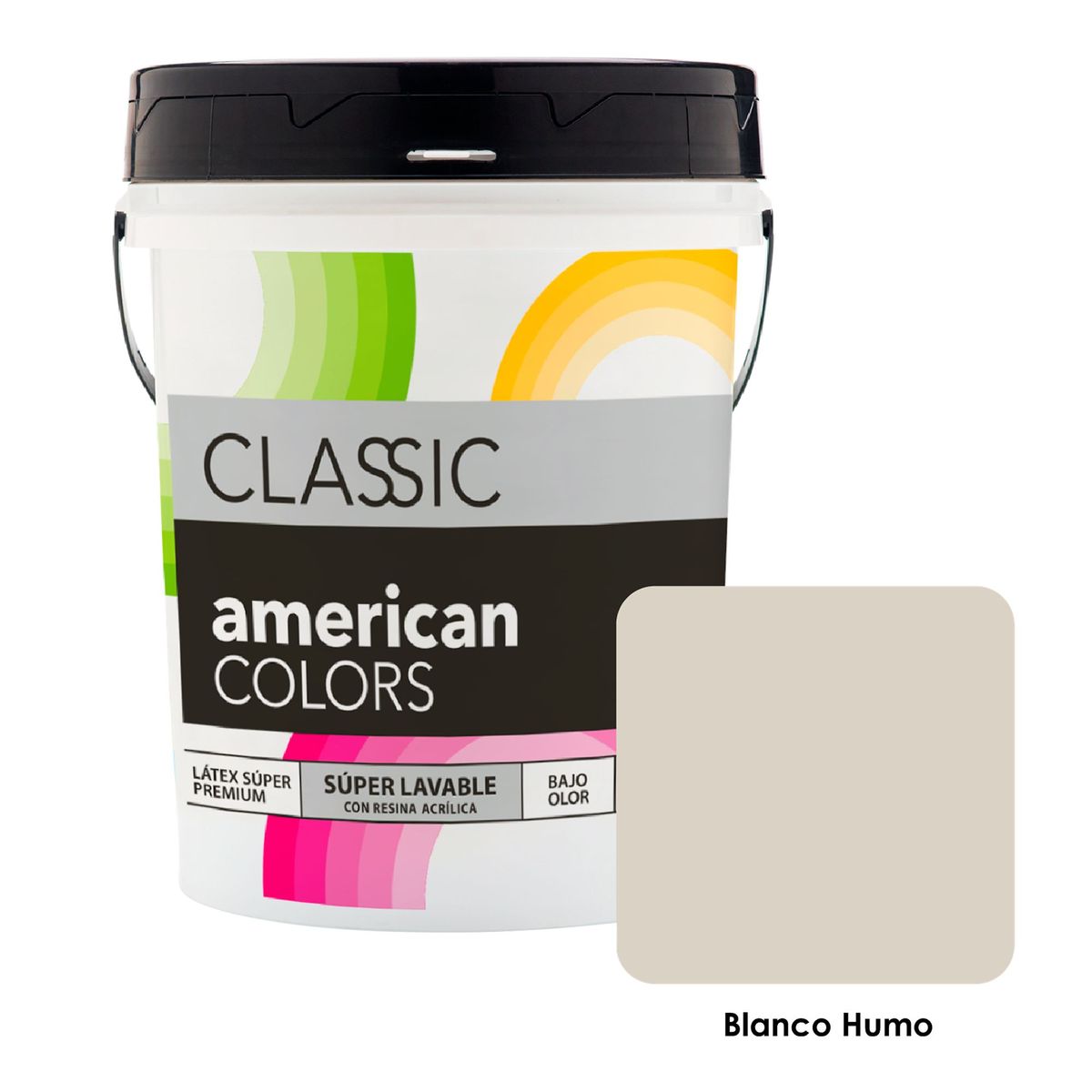 AMERICAN COLORS - Pintura American Colors Blanco Humo 4GL