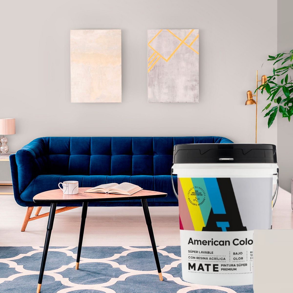 AMERICAN COLORS - Pintura American Colors Blanco Ostra 4GL