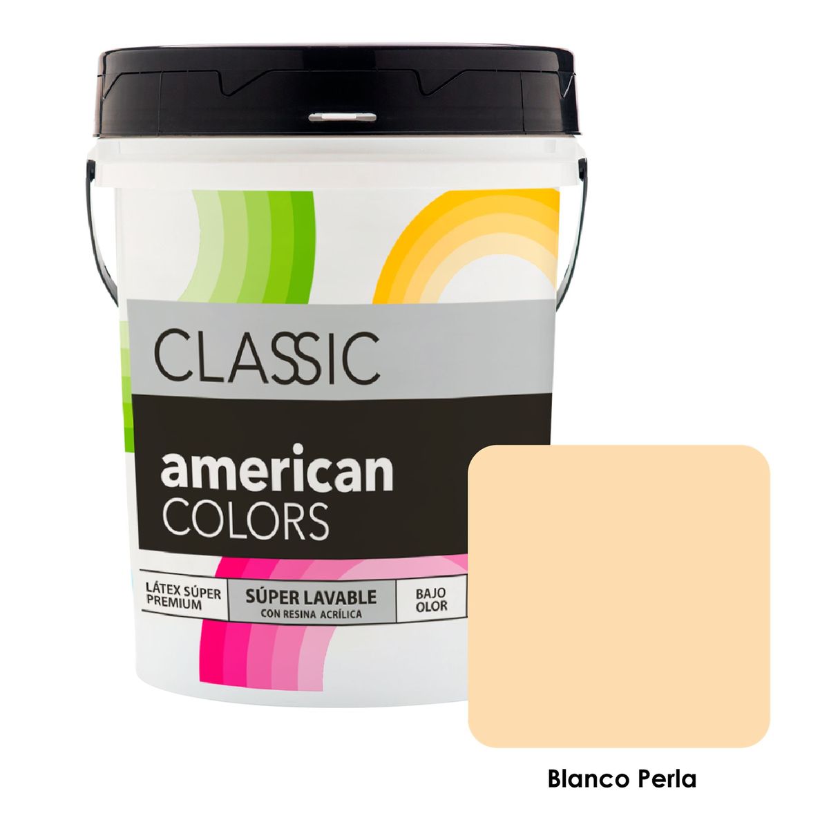 AMERICAN COLORS - Pintura American Colors Blanco Perla 4GL
