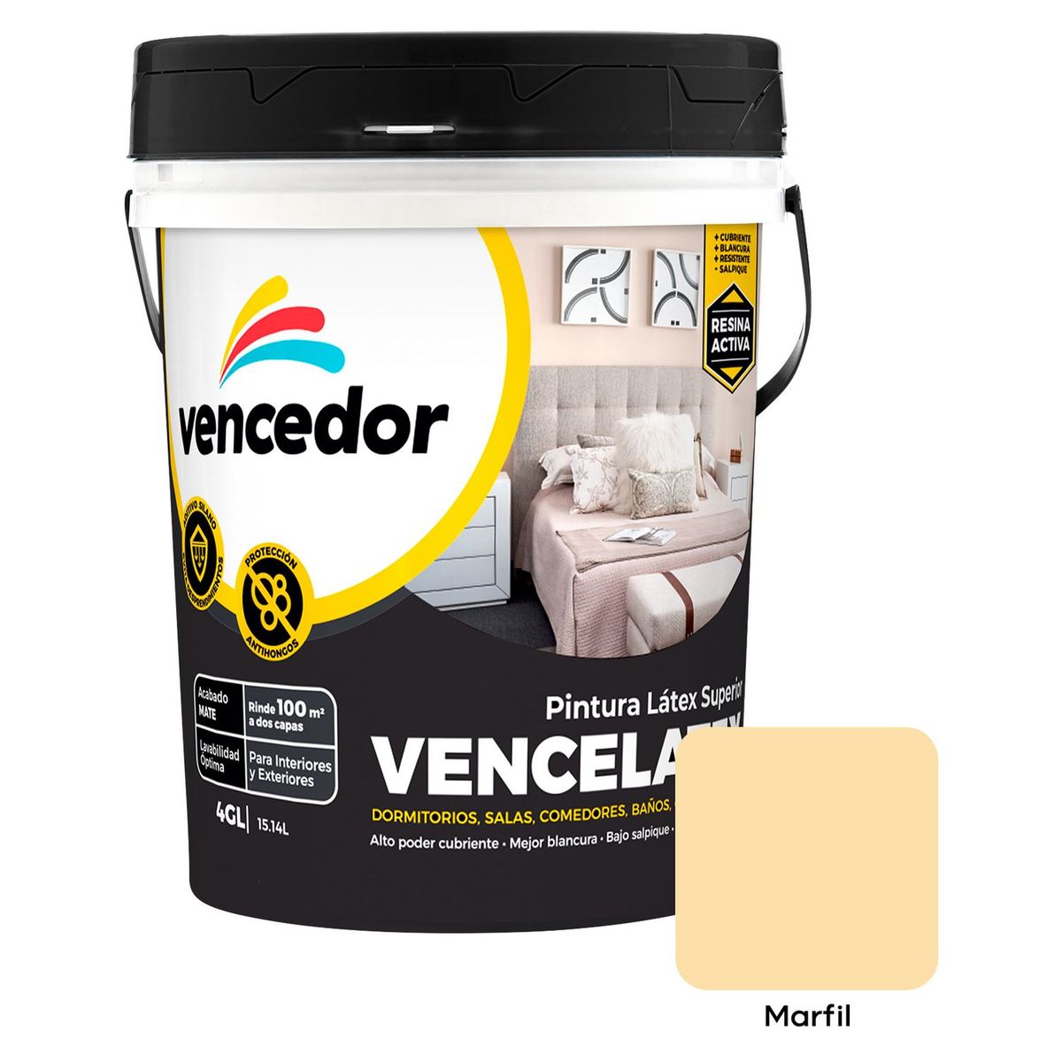 VENCEDOR - Pintura Vencelatex Marfil 4GL