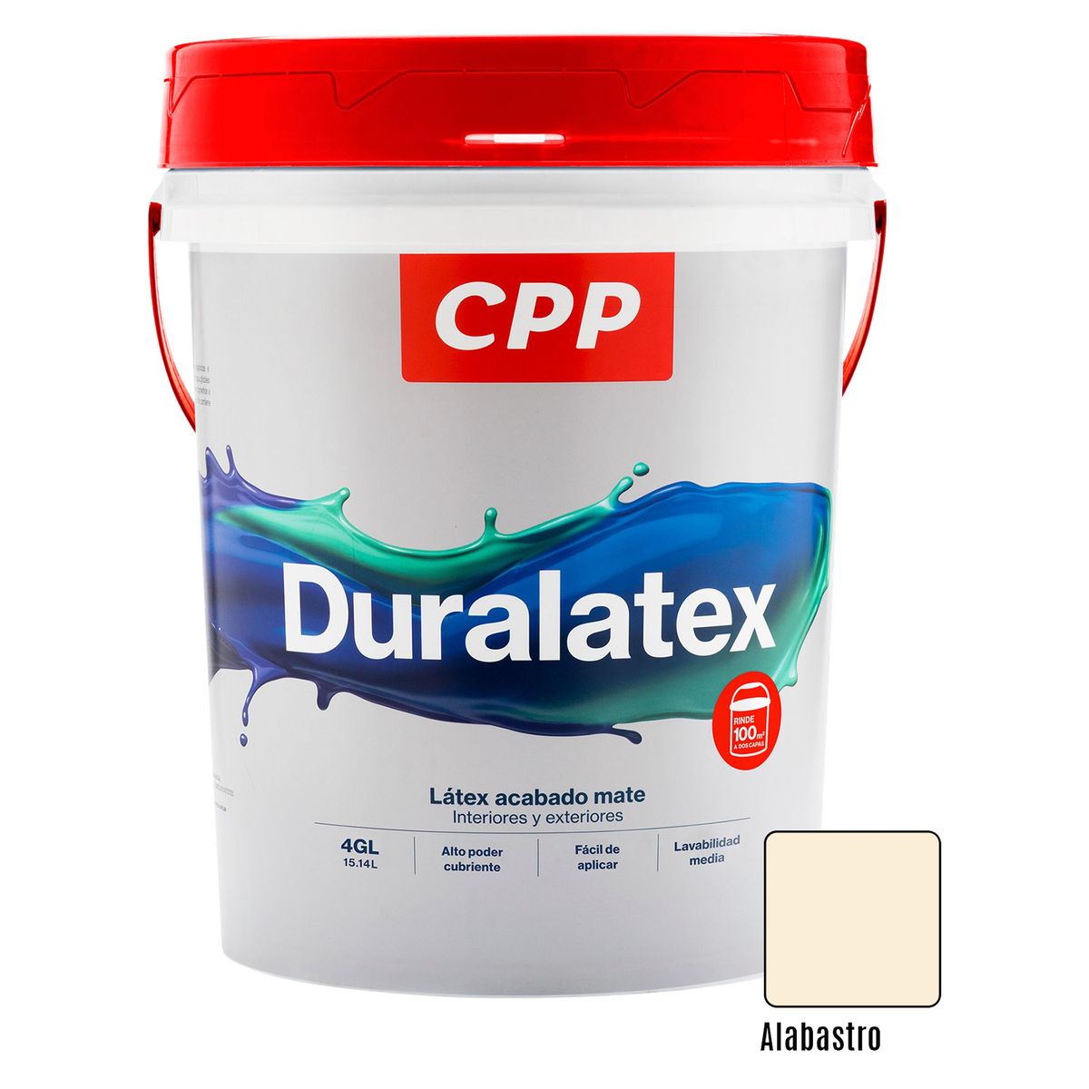 Pintura Duralatex CPP Alabastro 4GL, marca CPP - Foto Principal