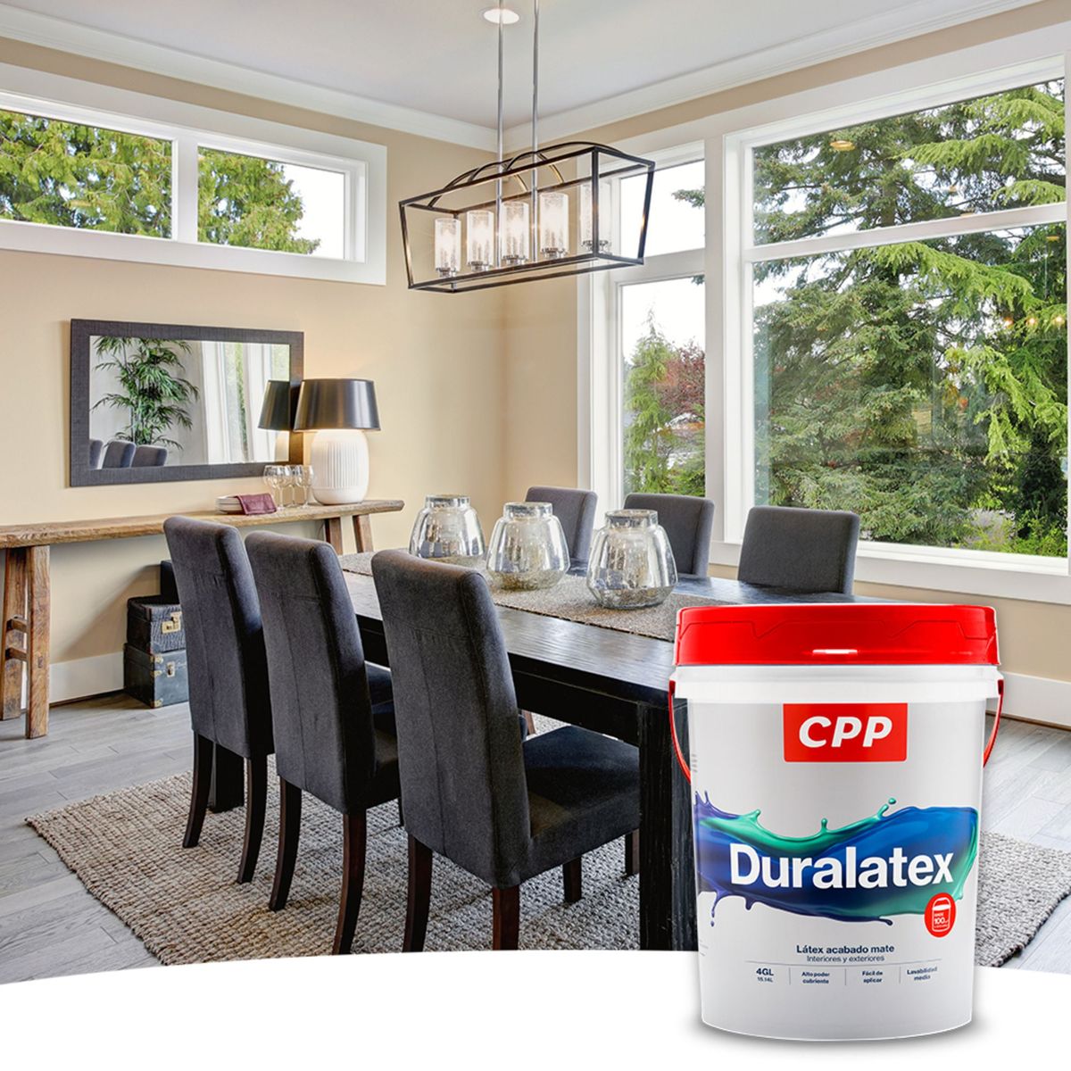Pintura Duralatex CPP Alabastro 4GL, marca CPP - Foto 2