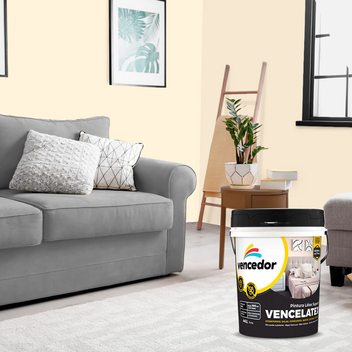 VENCEDOR - Pintura Vencelatex Alabastro 4GL
