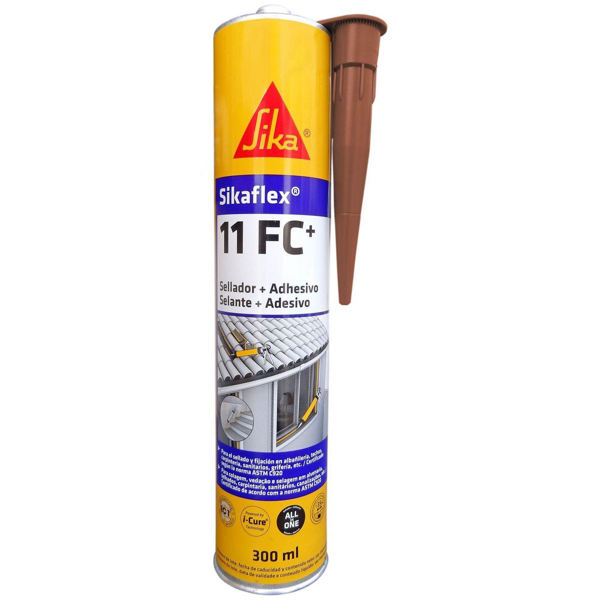 SIKA - Sellador de juntas Sikaflex 11fc Marrón 300ml