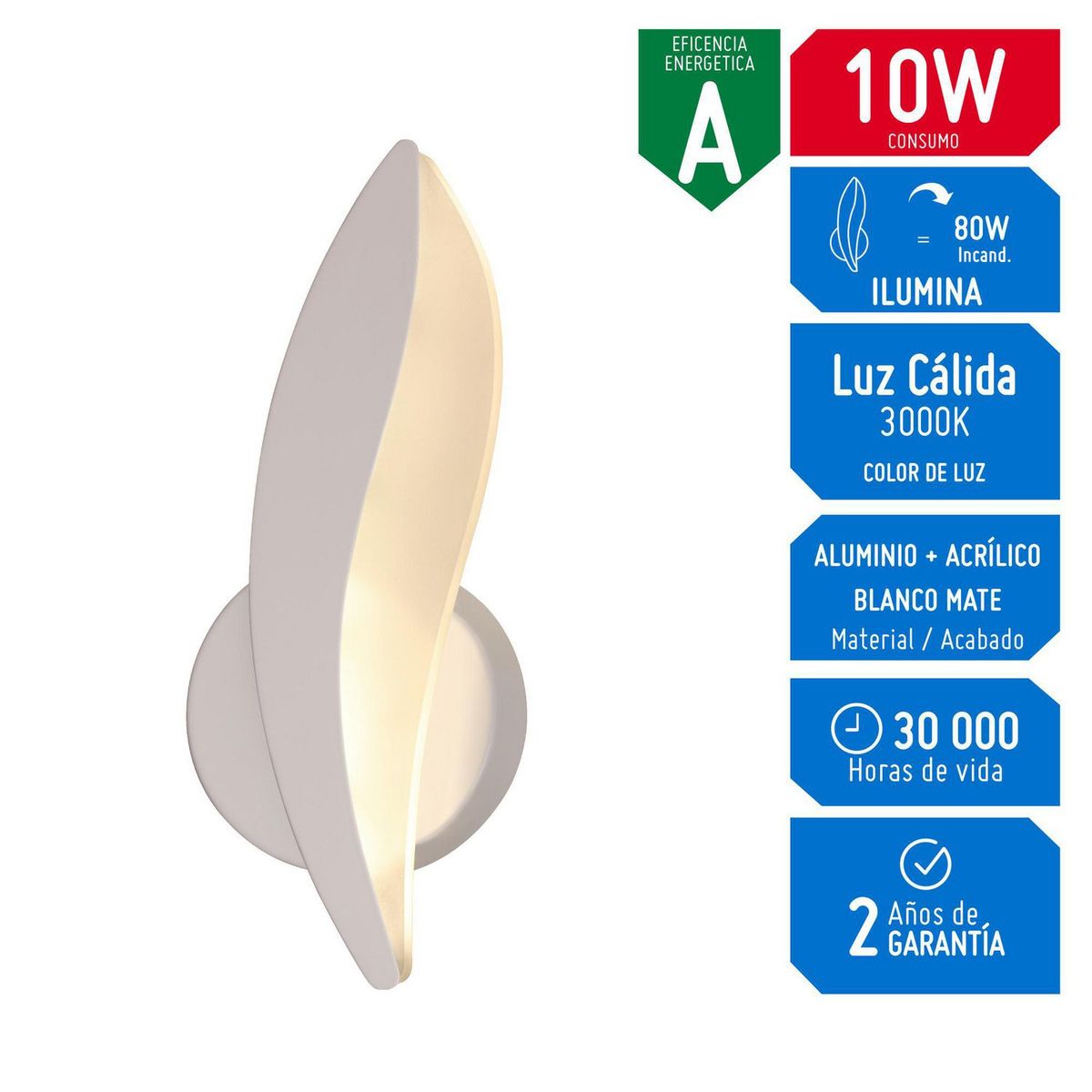 DESIRE - Lámpara de Pared Xylona 10W