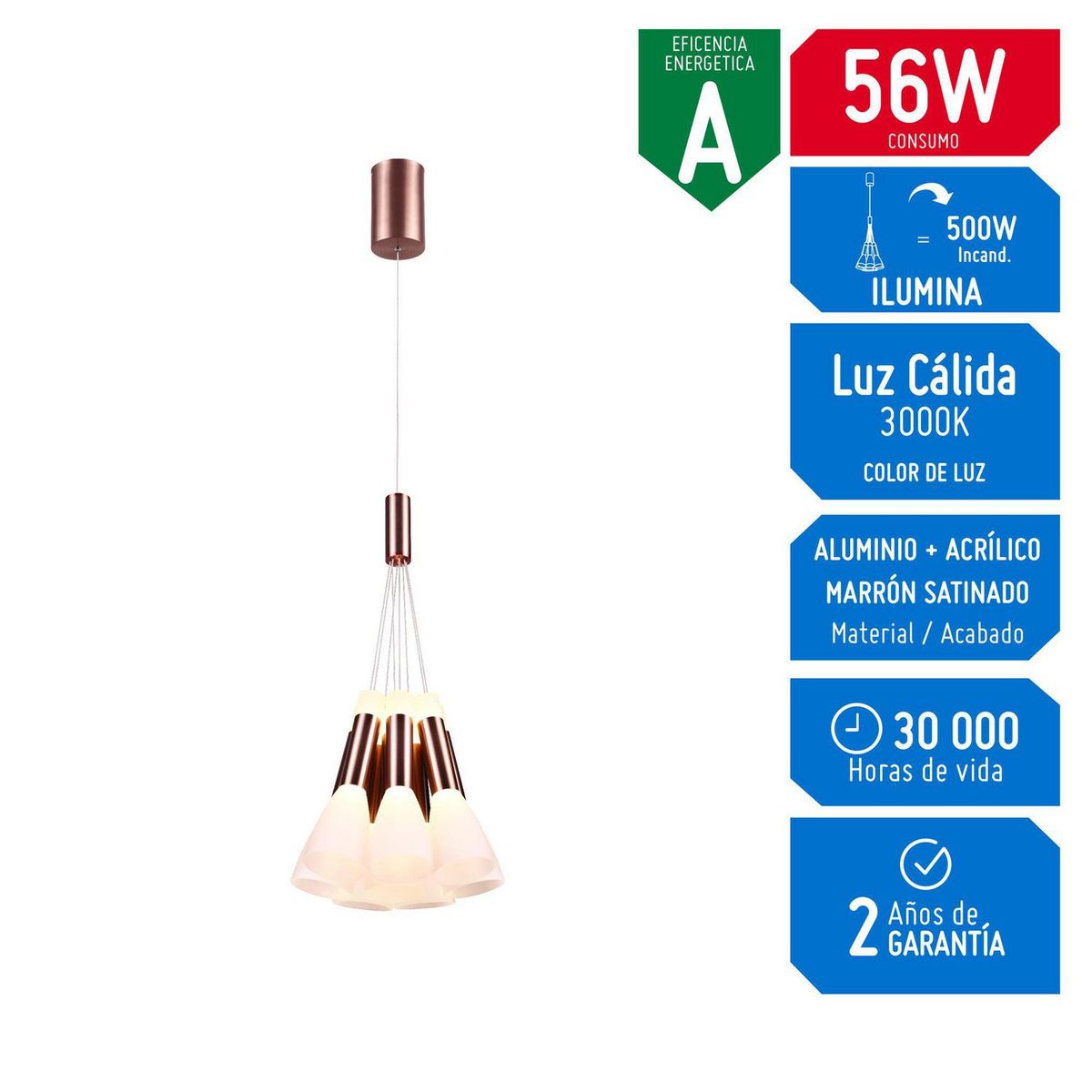 DESIRE - Lámpara Colgante Led 56w