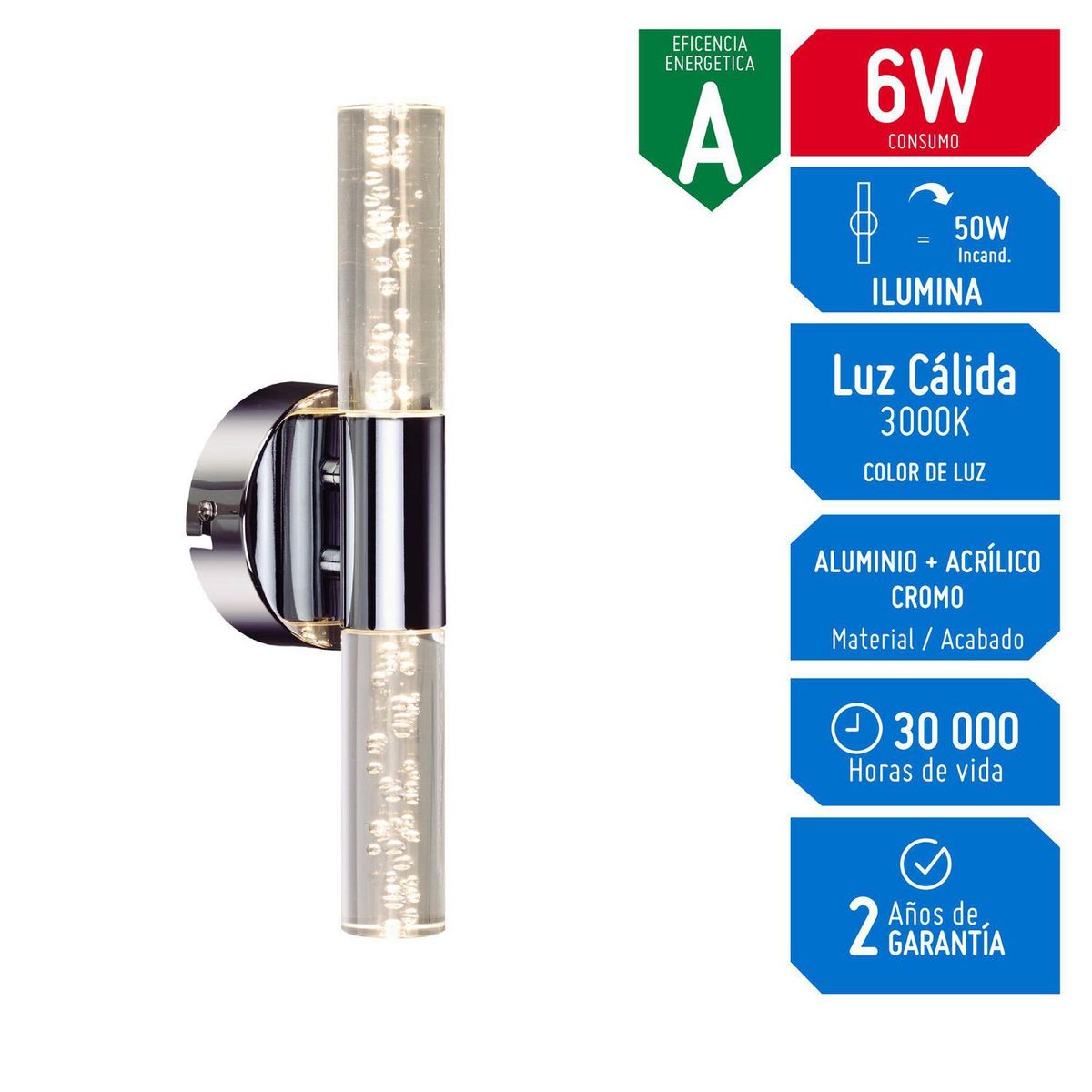 DESIRE - Lámpara de Pared Gemma 6W