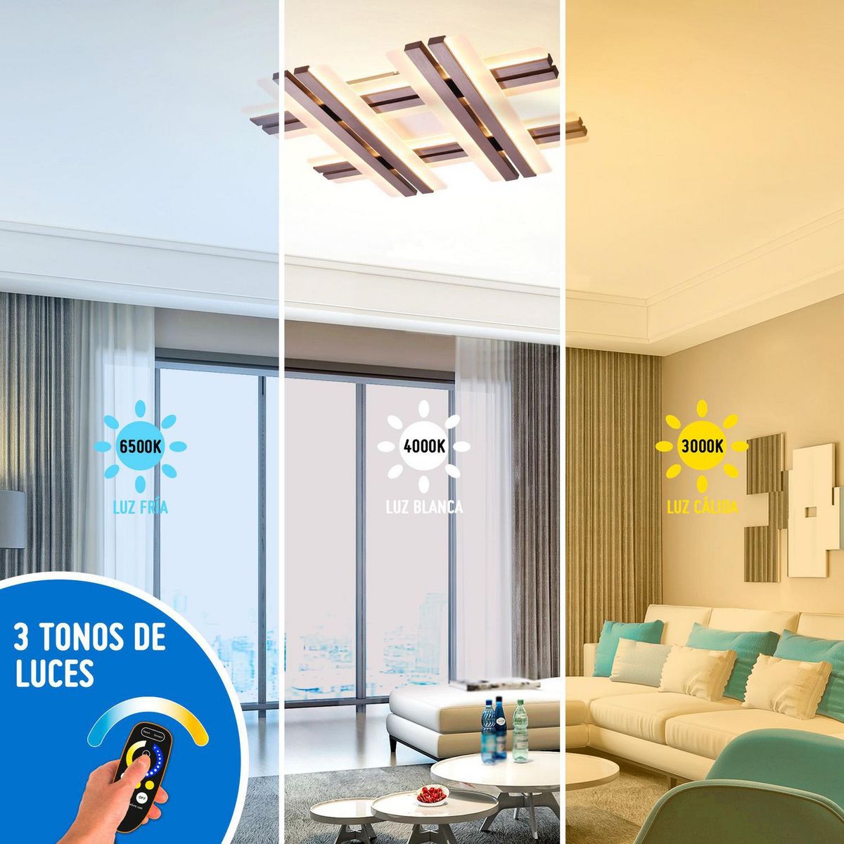 DESIRE - Lámpara de Techo LED Ares 64W