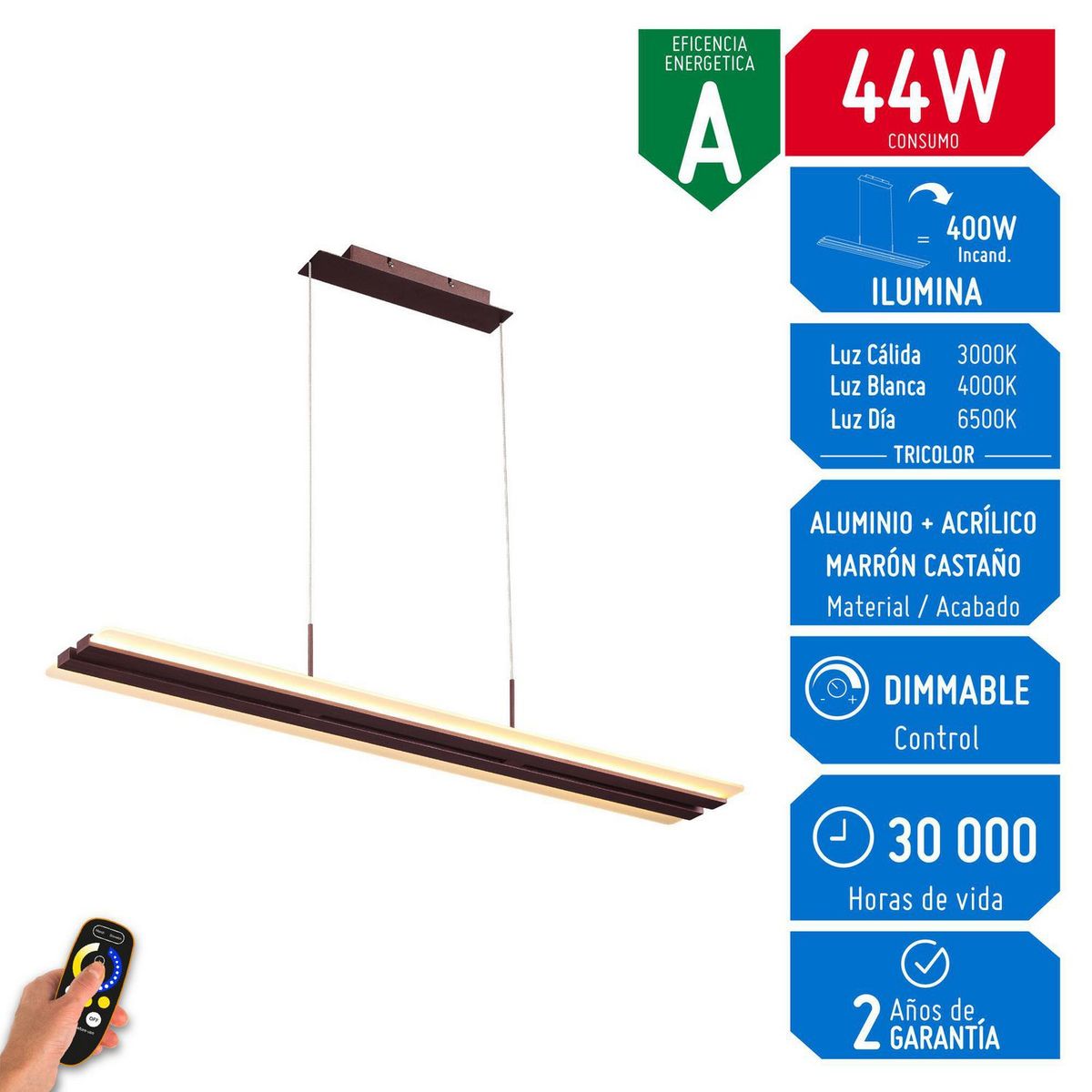 DESIRE - Lámpara Colgante LED Odiseo 44W