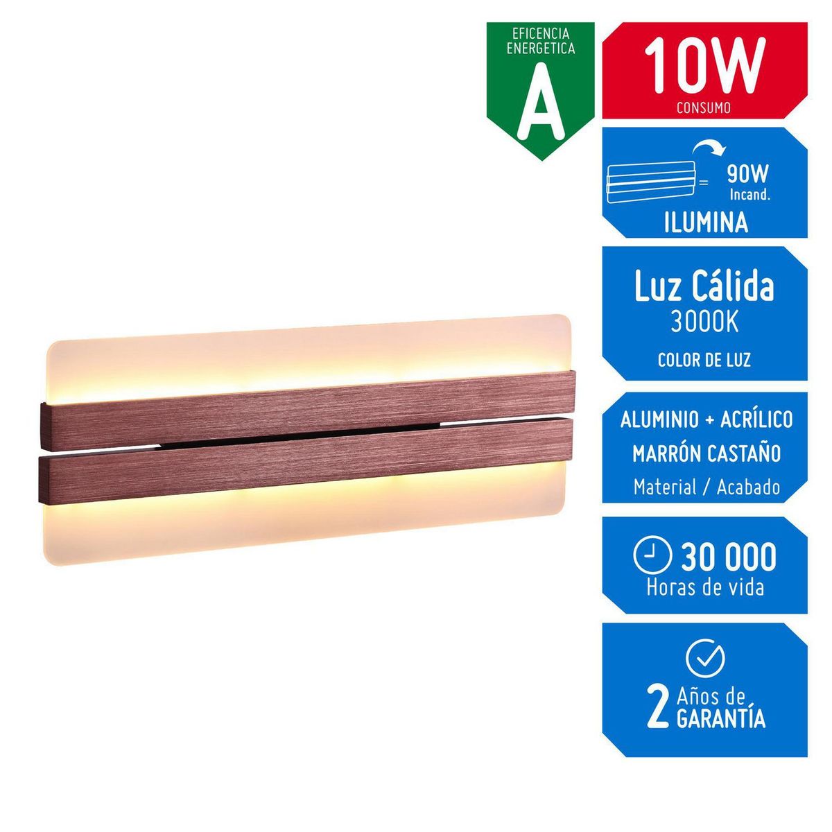 DESIRE - Lámpara de Pared Helios 10W
