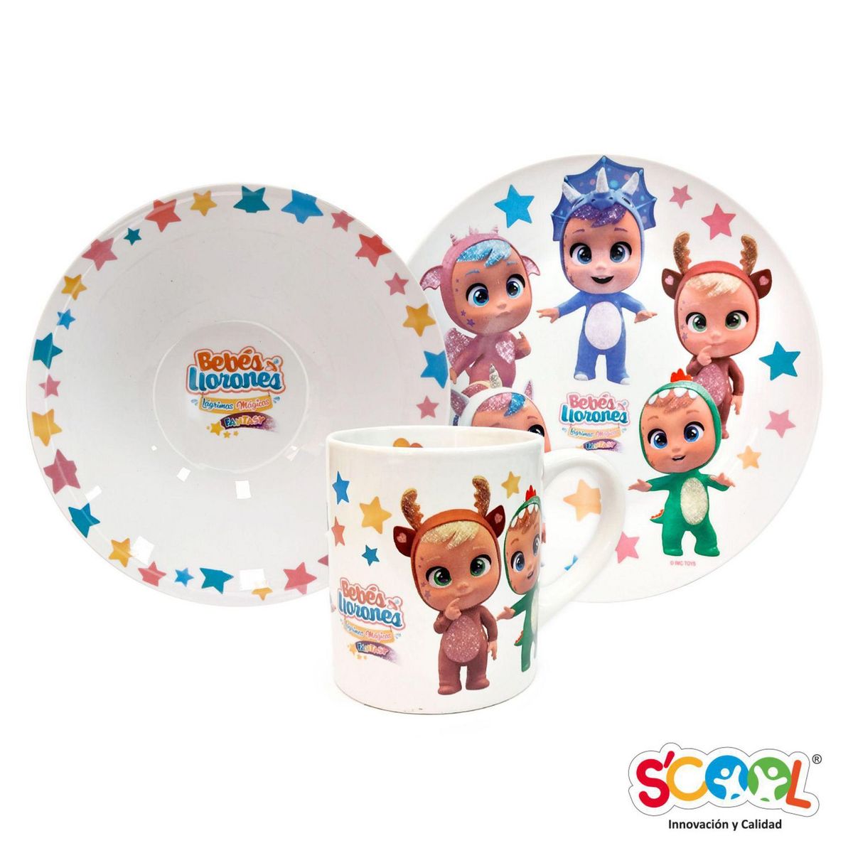 SCOOL - Set de Cerámica Cry Babies Magic 3 Piezas