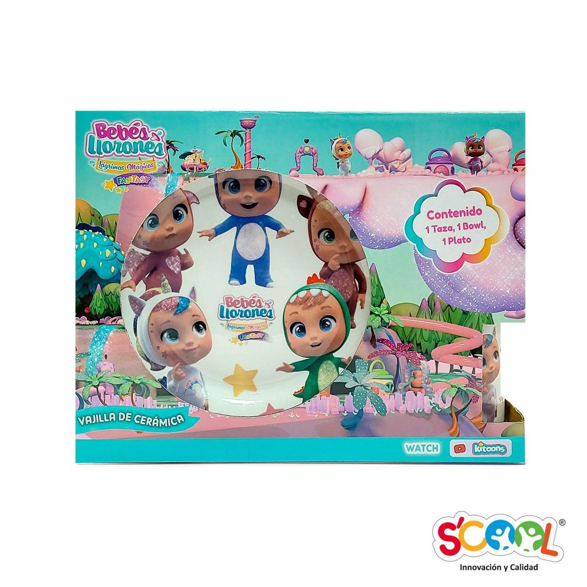 SCOOL - Set de Cerámica Cry Babies Magic 3 Piezas