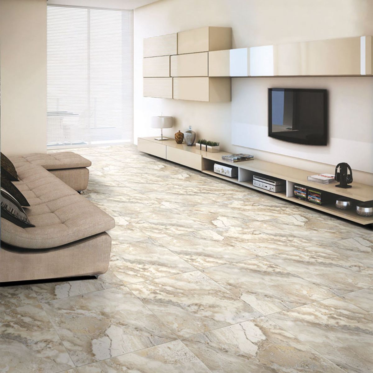 SAN LORENZO - Ceramica Beige Marmol 60x60cm 1.48m2