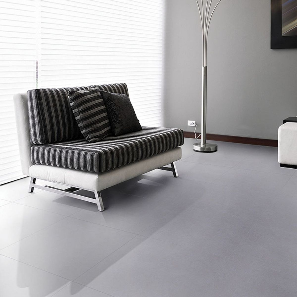 SAN LORENZO - Cerámica Gris 61x61 Rústicas Mate 1.48 m2